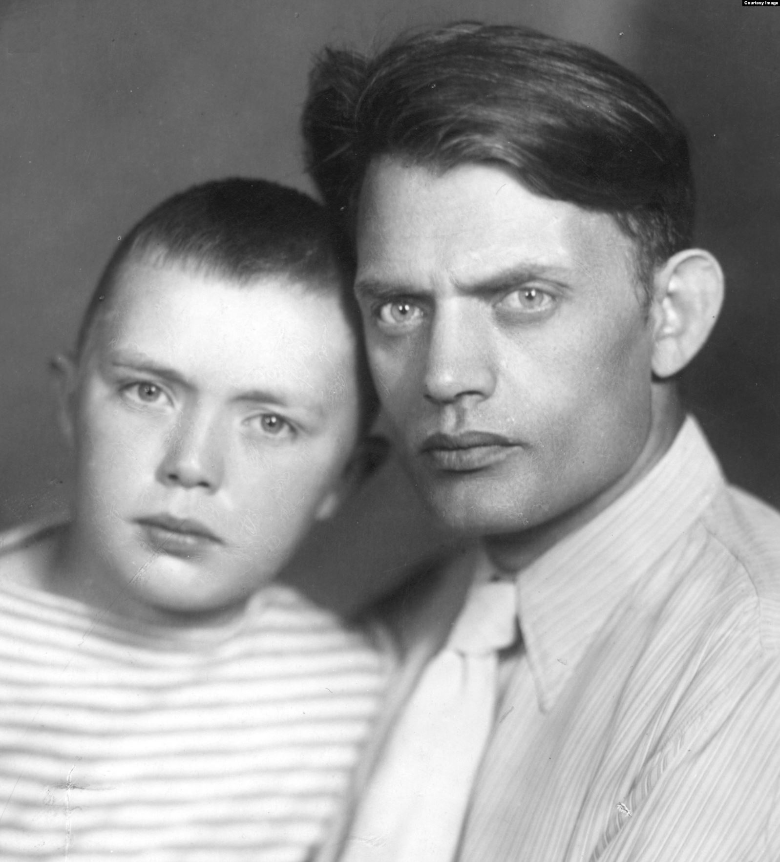 С сыном Алексеем, 1953 год